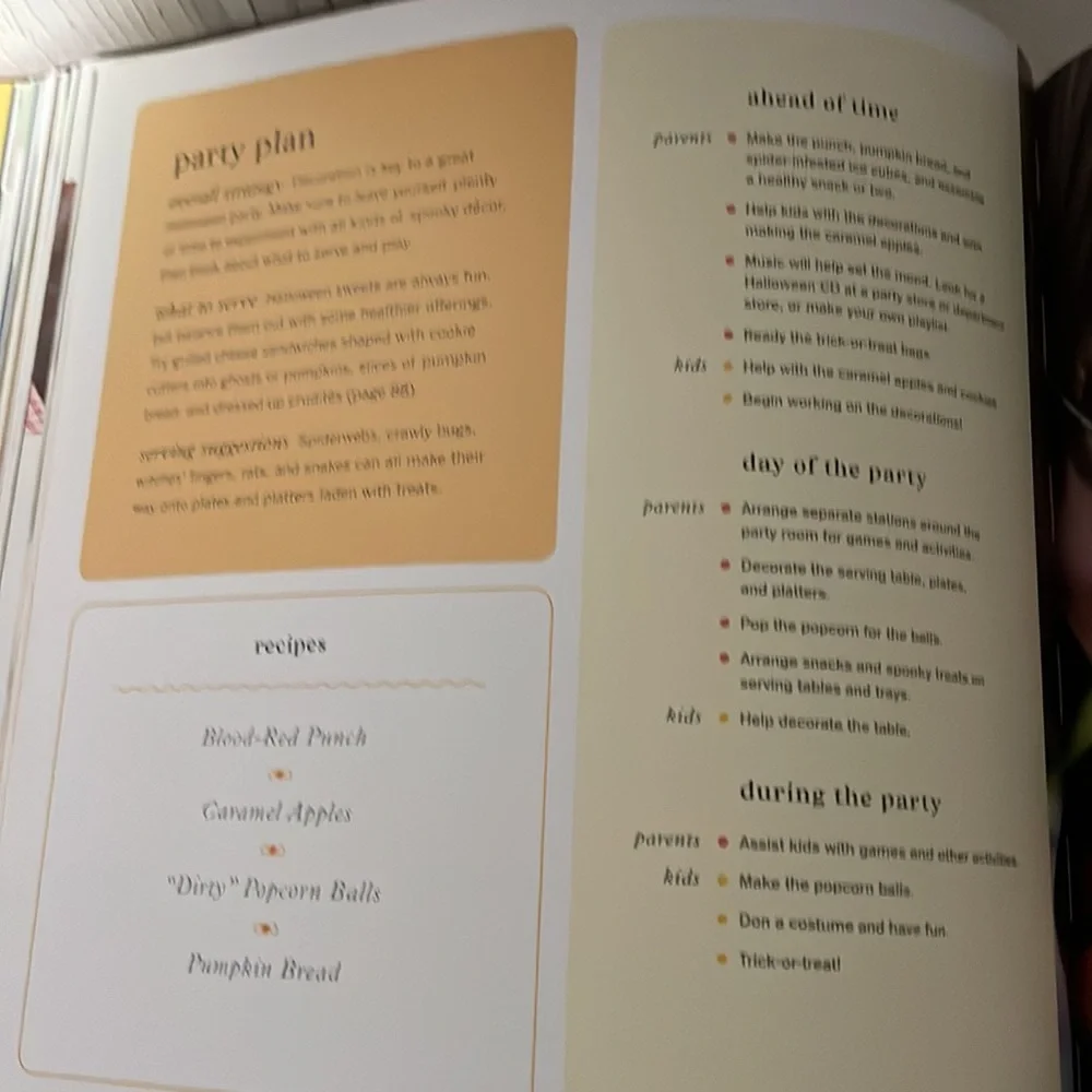 Williams Sonoma Kids Parties Party Planning Cookbook HC DJ Holidays